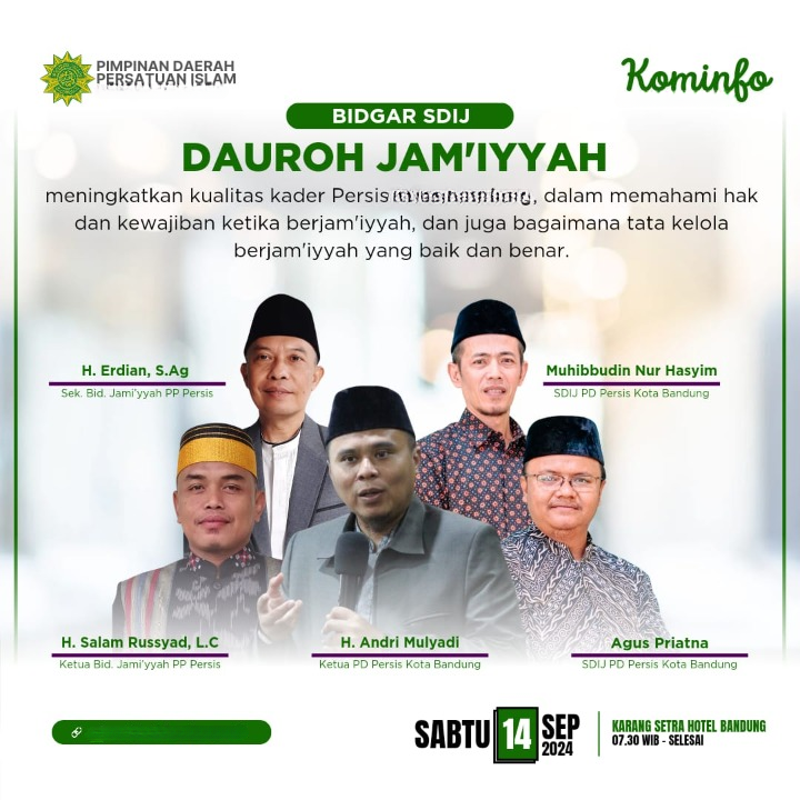 Dauroh Jamiyyah SDIJ PD PERSIS Provinsi Papua Tengah